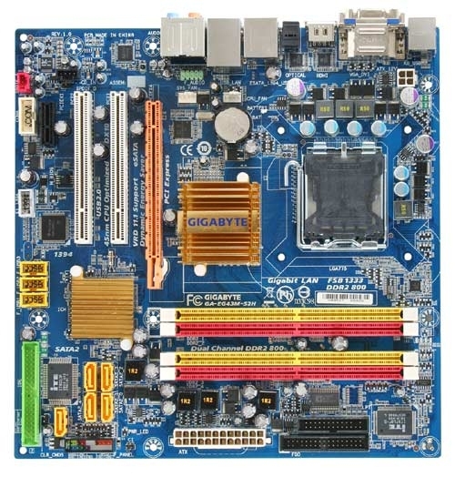 GIGABYTE GA-EG43M-S2H motherboard LGA 775 (Socket T) micro ATX