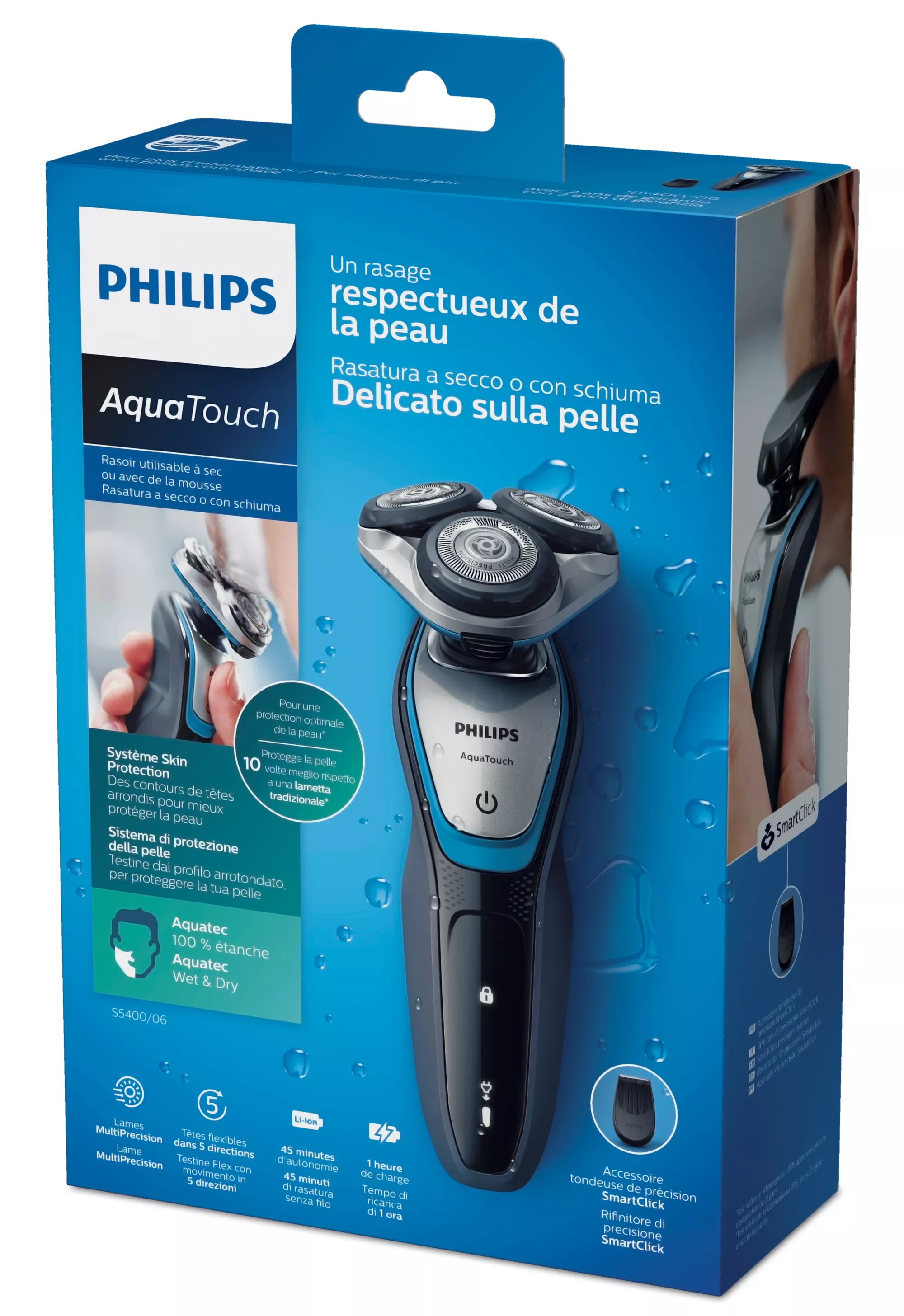 Philips SHAVER Series 5000 Wet and dry electric shaver S5400/06 – image 2