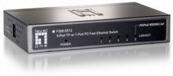 LevelOne 5-Port Fast Ethernet PoE PD Switch