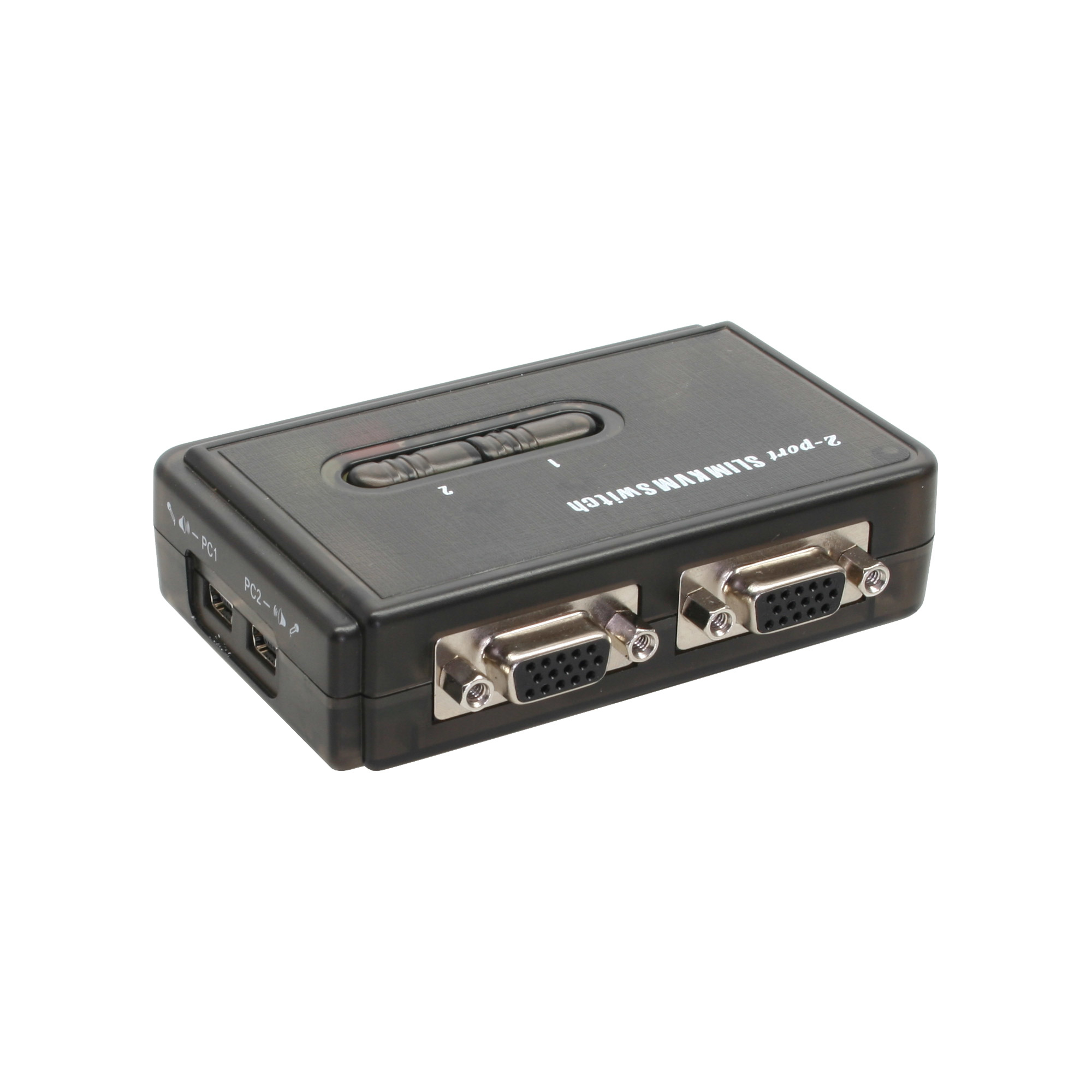 InLine KVM Switch 2 Port USB with Audio – image 2