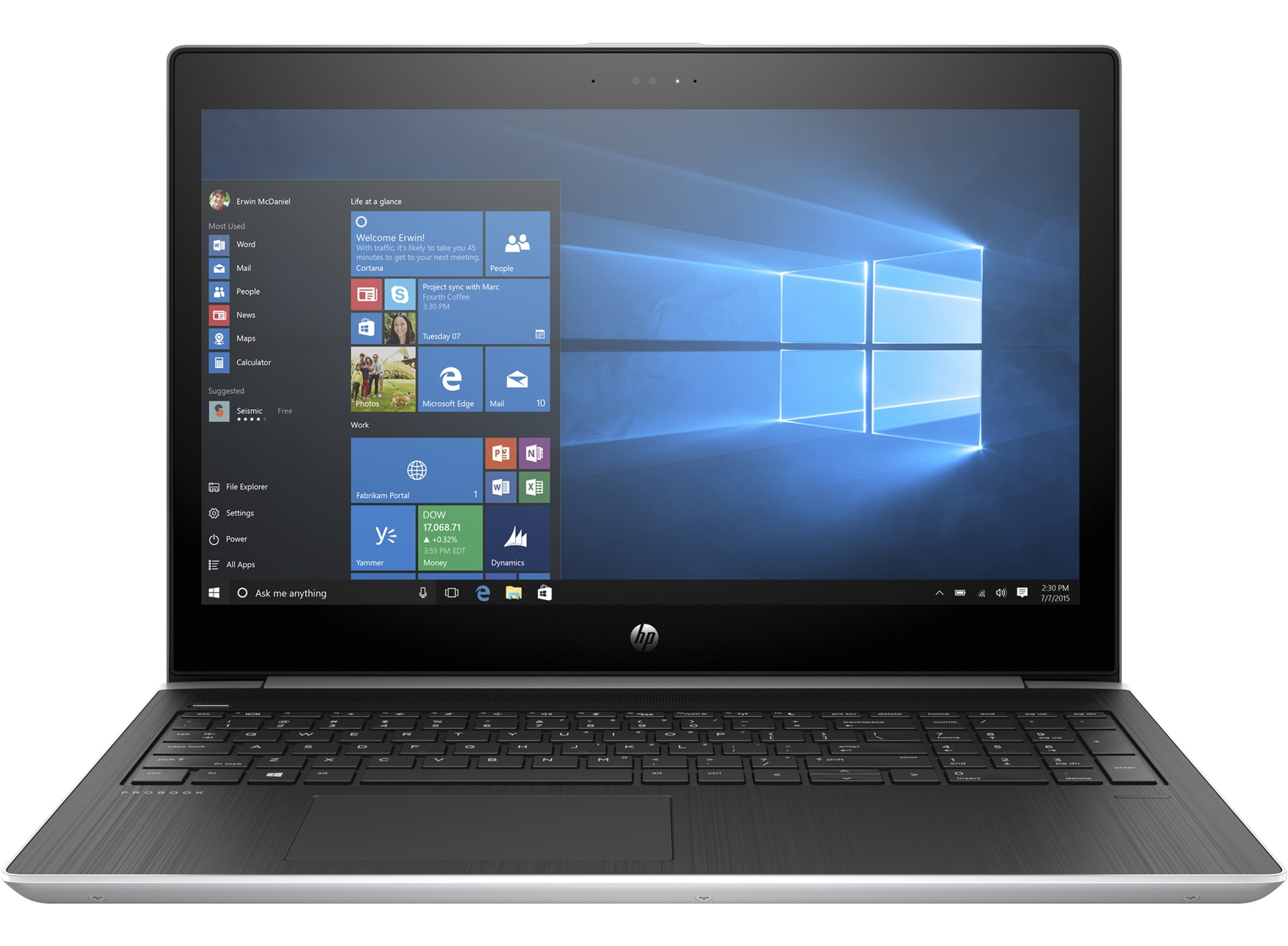 HP 450 G5 + EliteDisplay E243 – image 1