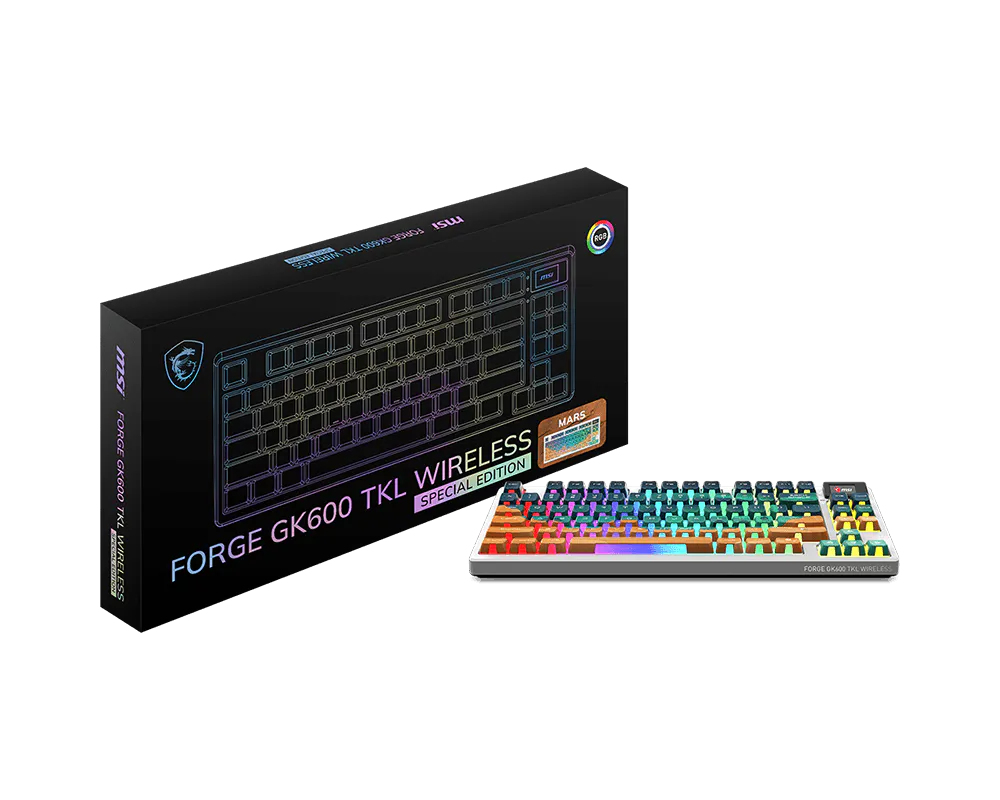 MSI FORGE GK600 TKL WIRELESS MARS – image 5