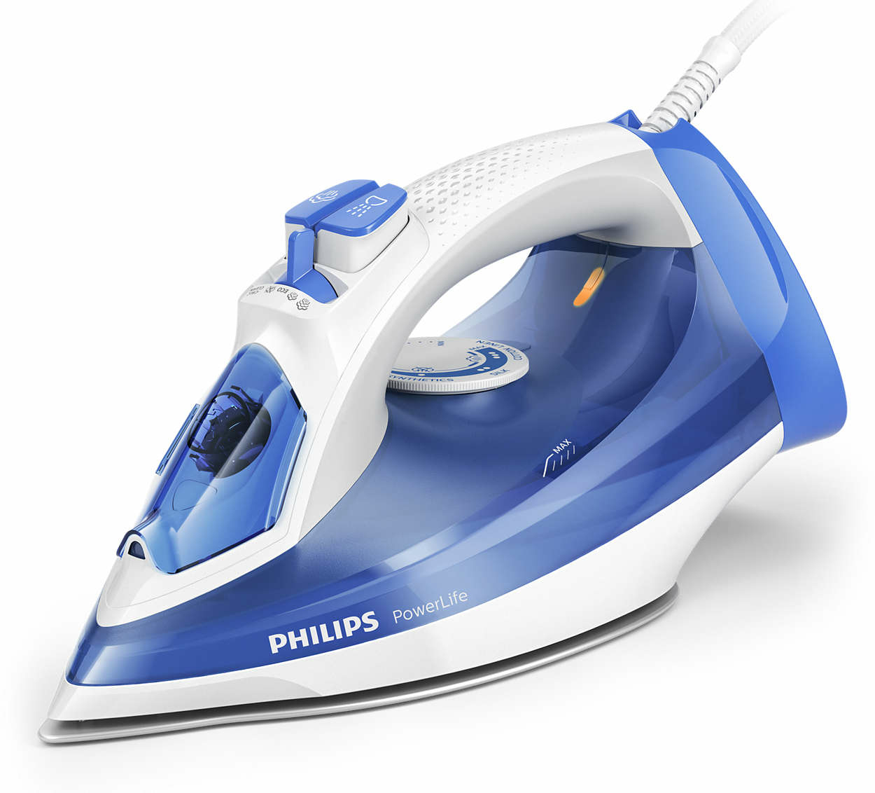 Philips PowerLife GC2990/28 iron Steam iron SteamGlide soleplate
