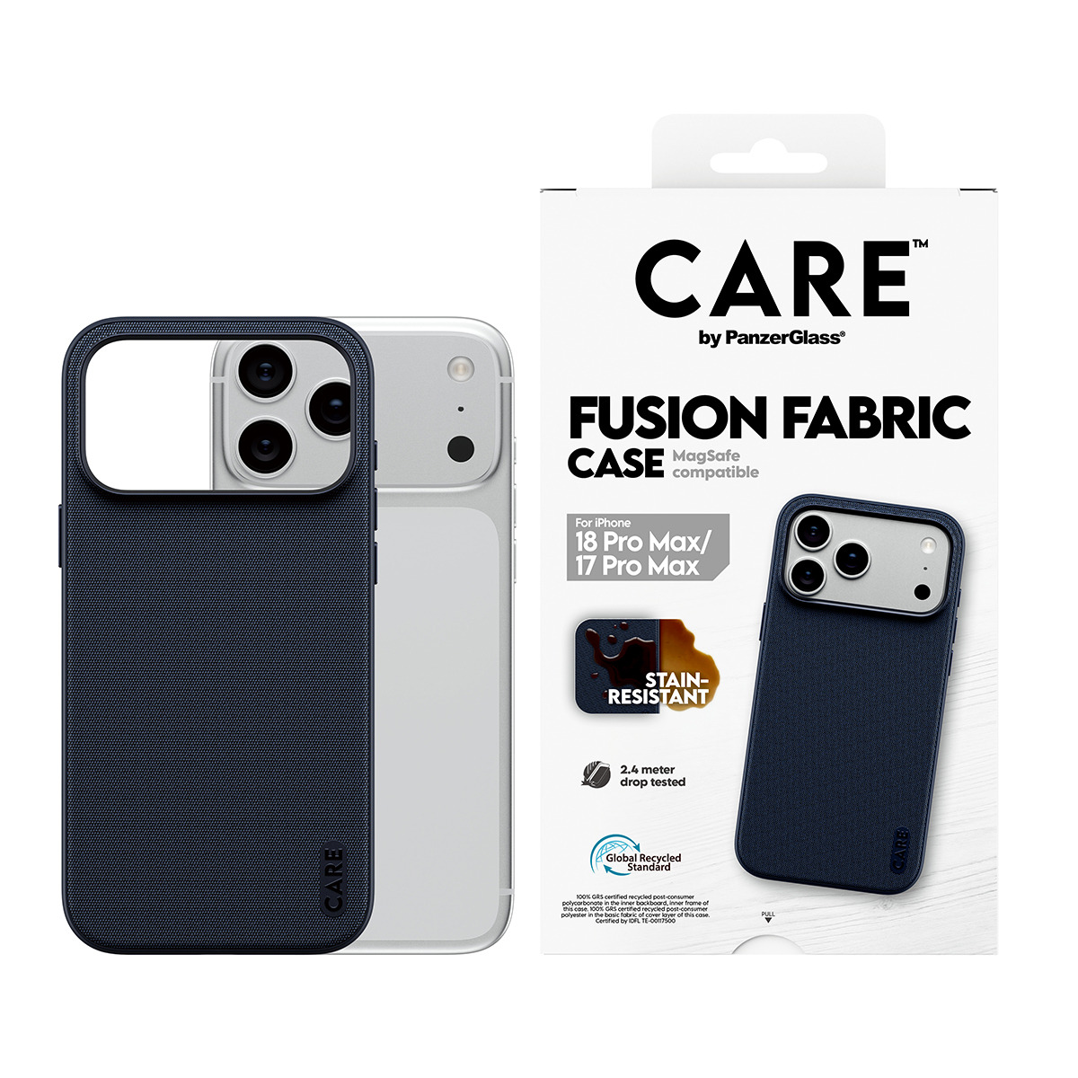 PanzerGlass CARE™ by PanzerGlass® Fusion Fabric Case Blue w. MagSafe iPhone 18 Pro Max | 17 Pro Max – image 2