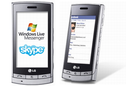 LG GT405 mobile phone