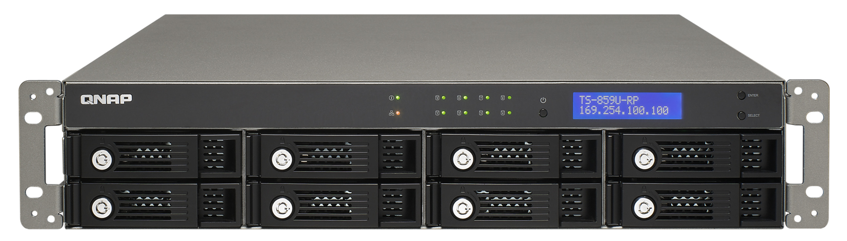QNAP TS-859U-RP+ NAS/storage server Rack (2U) – image 2