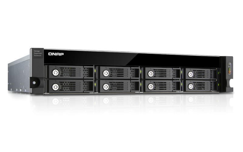 QNAP UX-800U-RP/32TB-TE disk array Rack (2U) Black, Grey – image 7