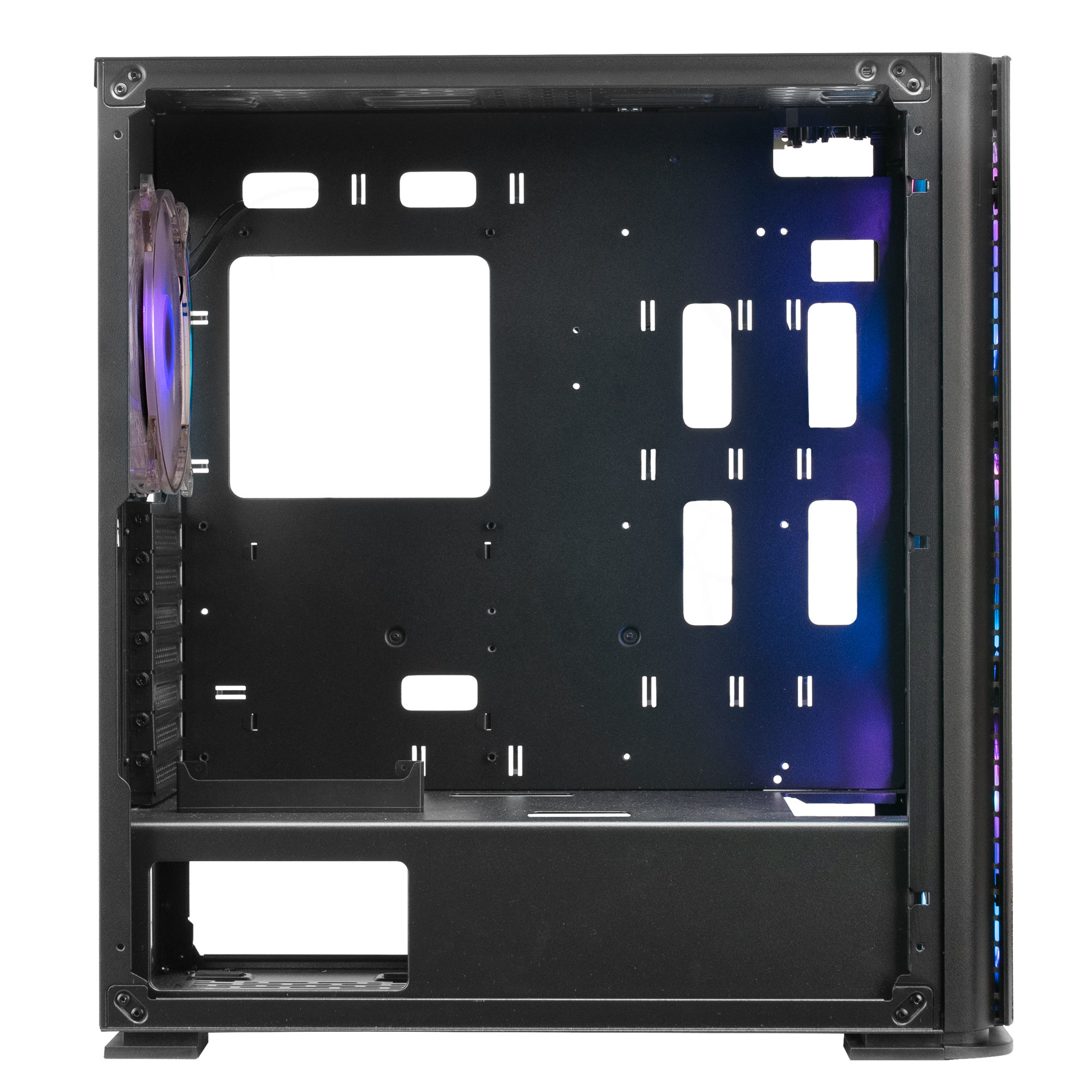 Mars Gaming MCPRO XL E-ATX Gaming PC Case Tempered Glass 4x RGB Fan Black – image 6
