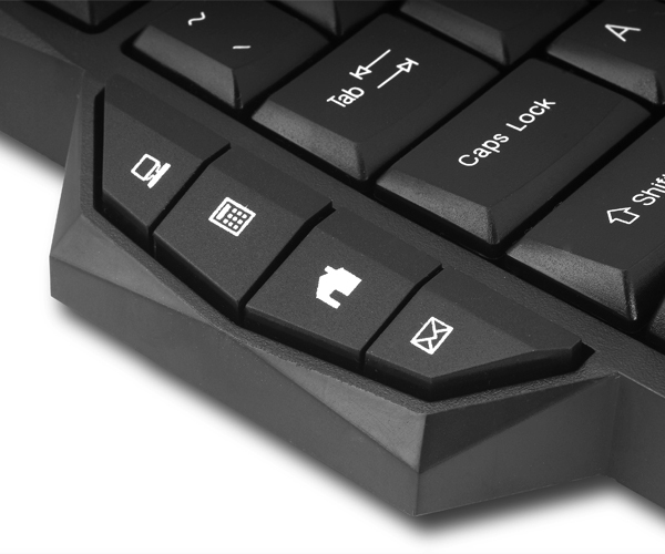 Zalman ZM-K350M keyboard Home USB Black – image 7