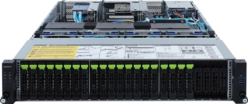 GIGABYTE R282-Z9G LGA 4094 Rack (2U) Black, Steel – image 2
