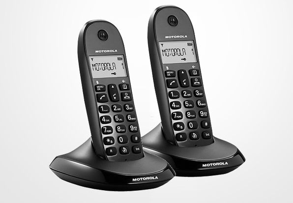 Motorola C1 DECT telephone Caller ID Black