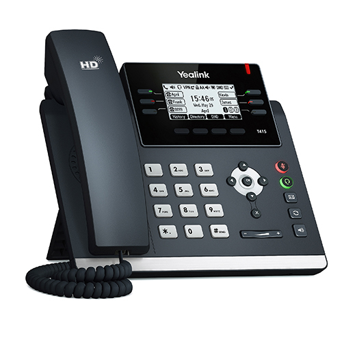 Yealink SIP-T41S IP phone Black 6 lines LCD