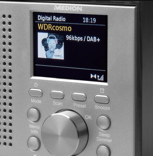 MEDION 50060681 radio Portable Analog & digital Black, Grey – image 6