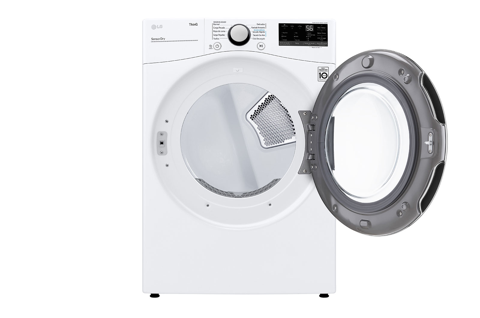 LG DF22WV2SR tumble dryer Freestanding Front-load – image 2