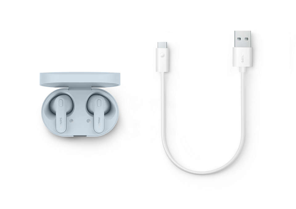 Philips TAT1138BL headphones/headset Wireless In-ear Calls/Music Bluetooth Blue – image 2