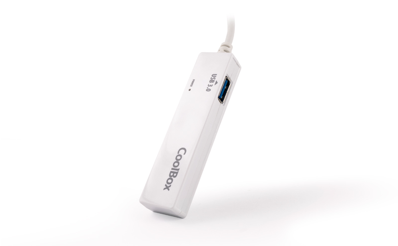 CoolBox COO-H413 interface hub 5000 Mbit/s White