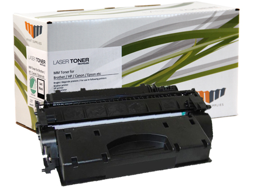 MM Black Laser Toner - HP 05X (CE505X) / Canon 719H (3480B002) High capacity - For HP LaserJet / Canon LBP & MF