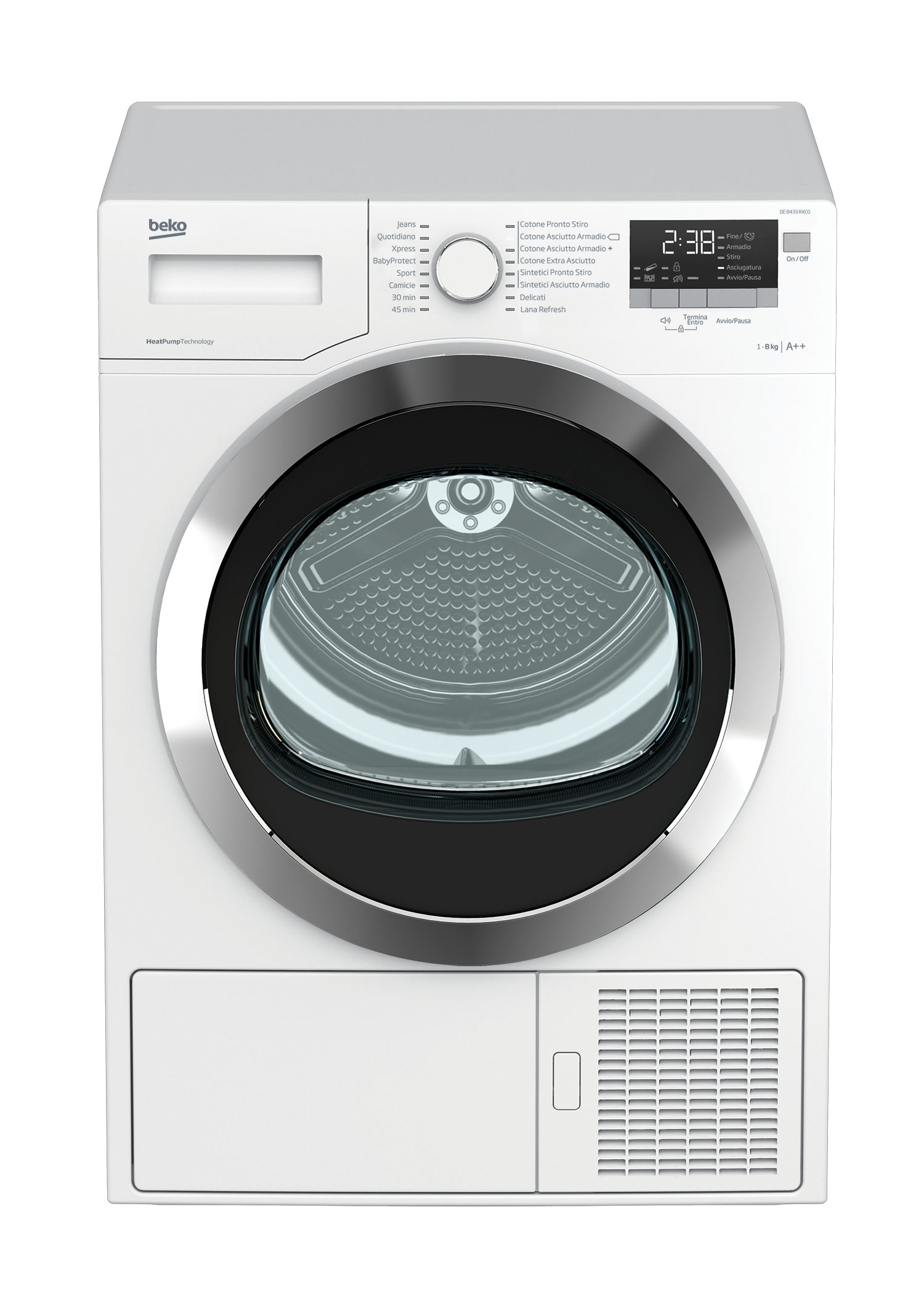 Beko DE8433RXC0 — vue 1 sur 2