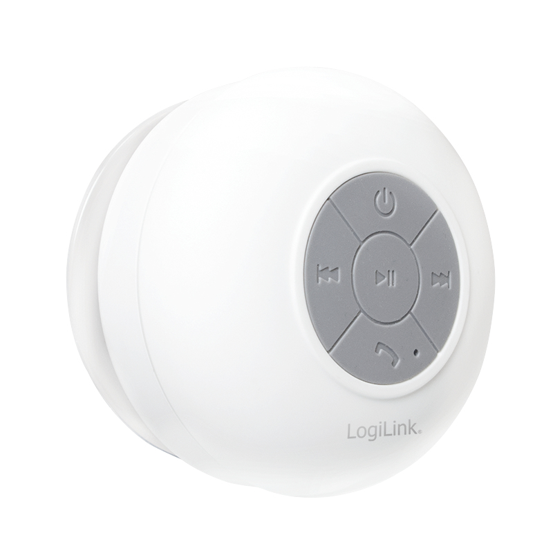 LogiLink SP0052W portable/party speaker Grey, White 3 W image 1
