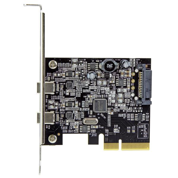 StarTech.com Discontinued and replaced by PEXUSB312C3 - Dual Port USB-C Card - 2x USB-C - USB 3.1 PCI-e Card with SATA - USB 3.1 Expansion Card - PCI Express US – image 2