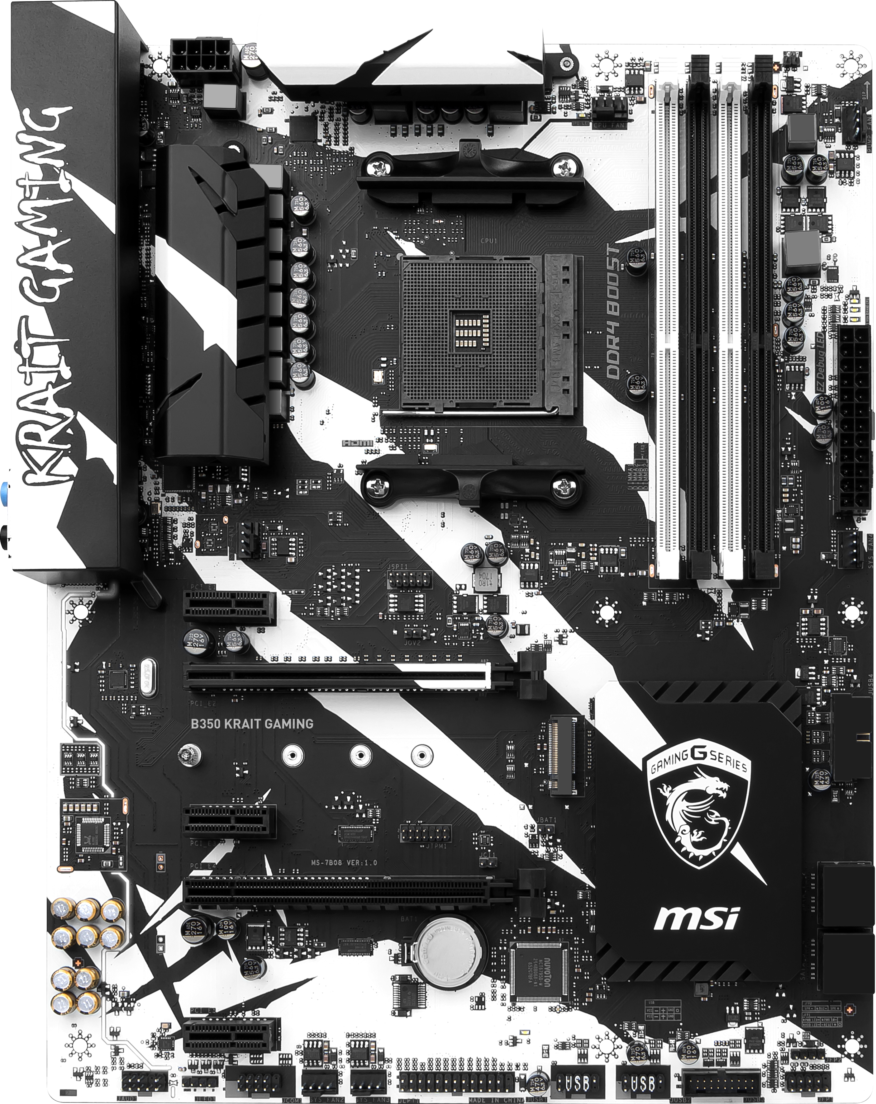 MSI B350 KRAIT GAMING AMD B350 Socket AM4 ATX image 2