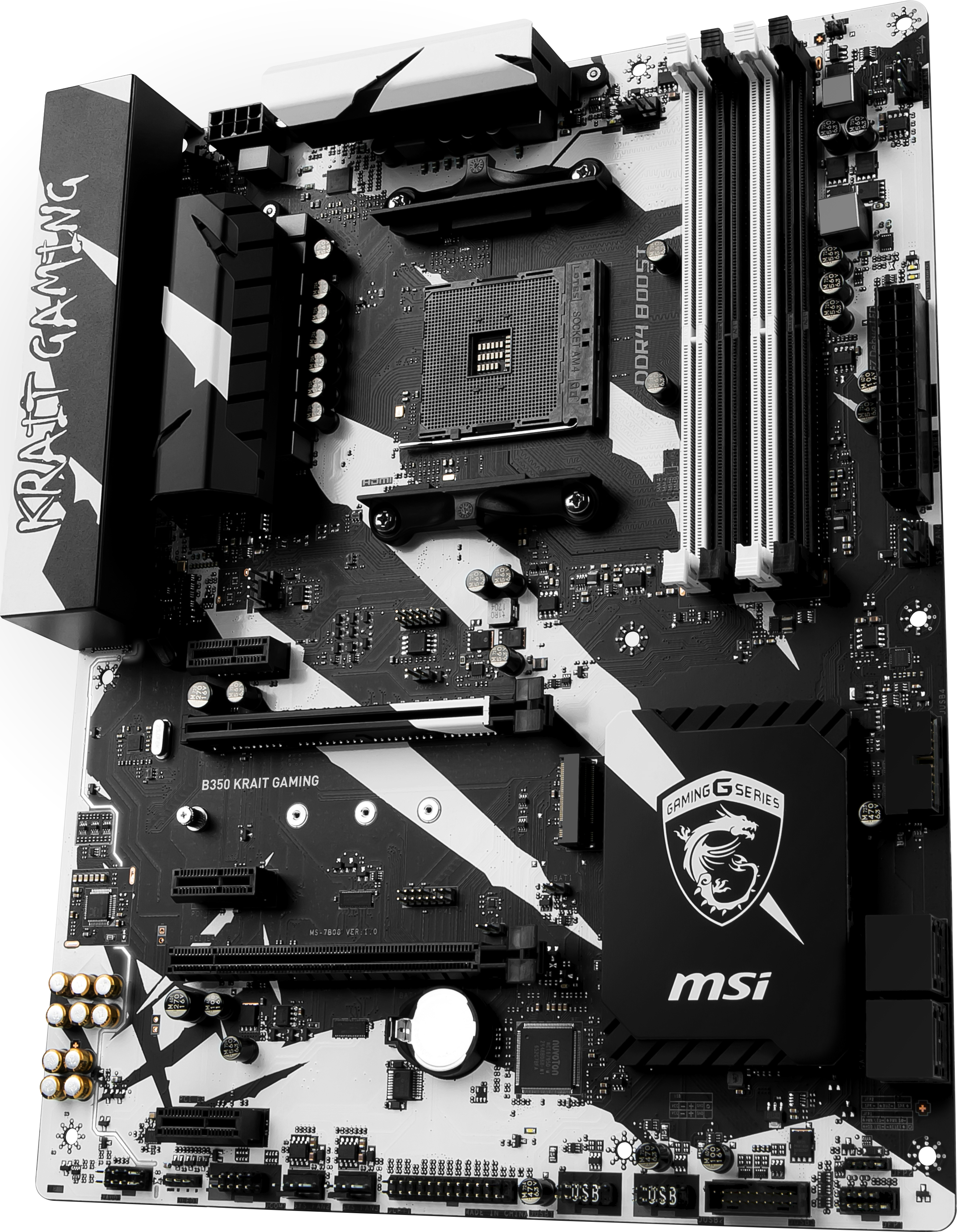 MSI B350 KRAIT GAMING AMD B350 Socket AM4 ATX image 1