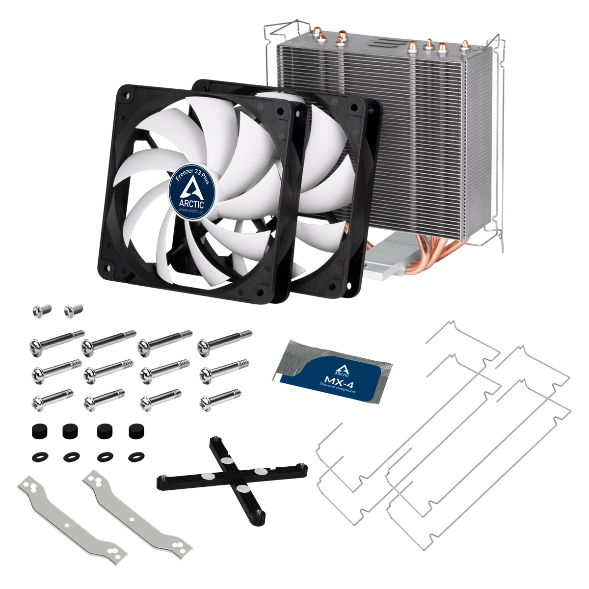 ARCTIC Freezer 33 Plus – Semi Passive Tower CPU Cooler with Push-Pull-Configuration image 10