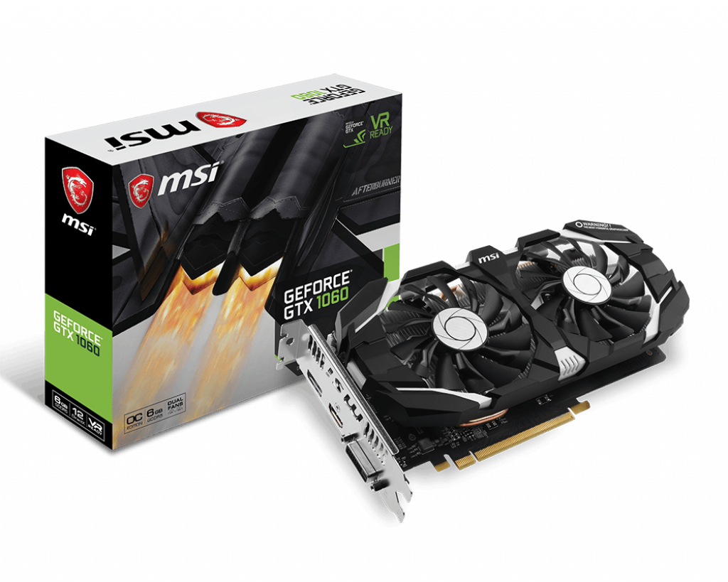 MSI GeForce GTX 1060 6GT OCV1 NVIDIA 6 GB GDDR5