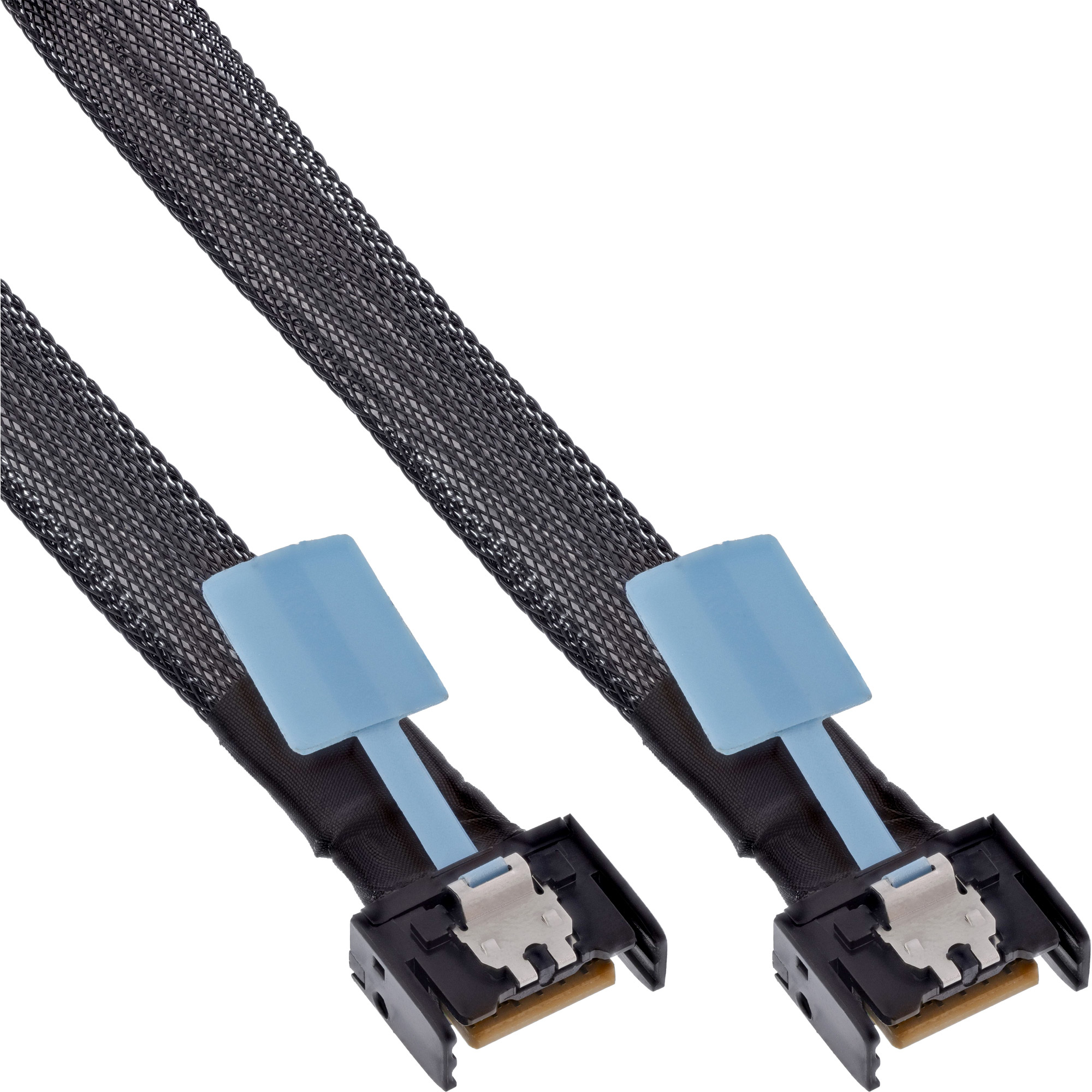 InLine 27662C cavo Serial Attached SCSI (SAS) 1 m 24 Gbit/s Nero, Blu, Grigio