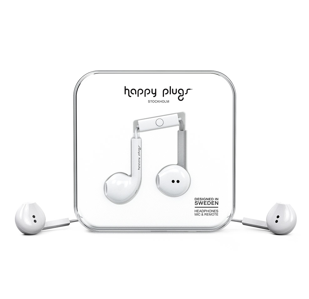 Happy Plugs Earbud Plus Headset Wired In-ear Calls/Music White image 4