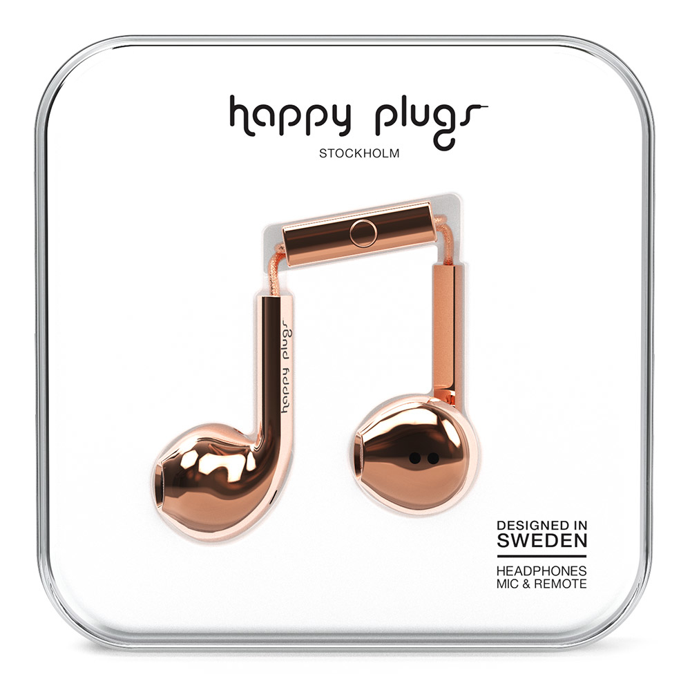 Happy Plugs Earbud Plus Headset Wired In-ear Calls/Music Gold image 2