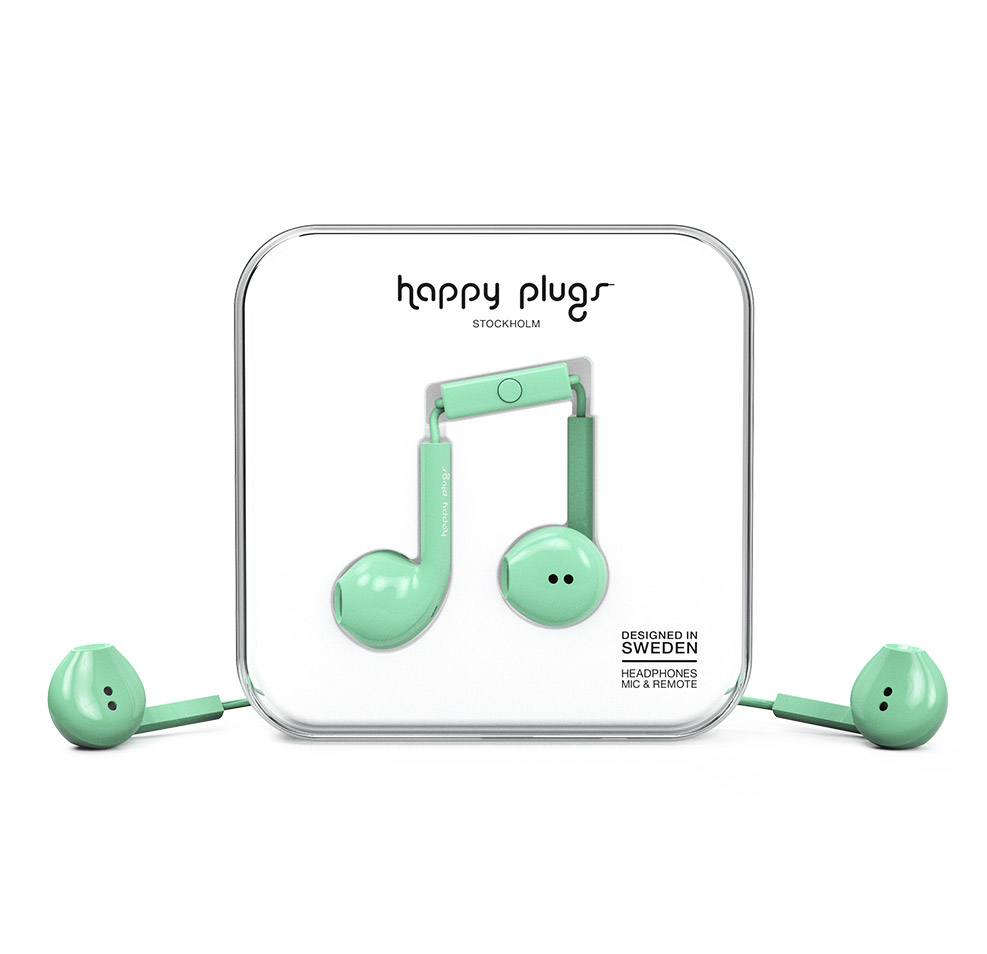 Happy Plugs Earbud Plus Headset Wired In-ear Calls/Music Green image 4