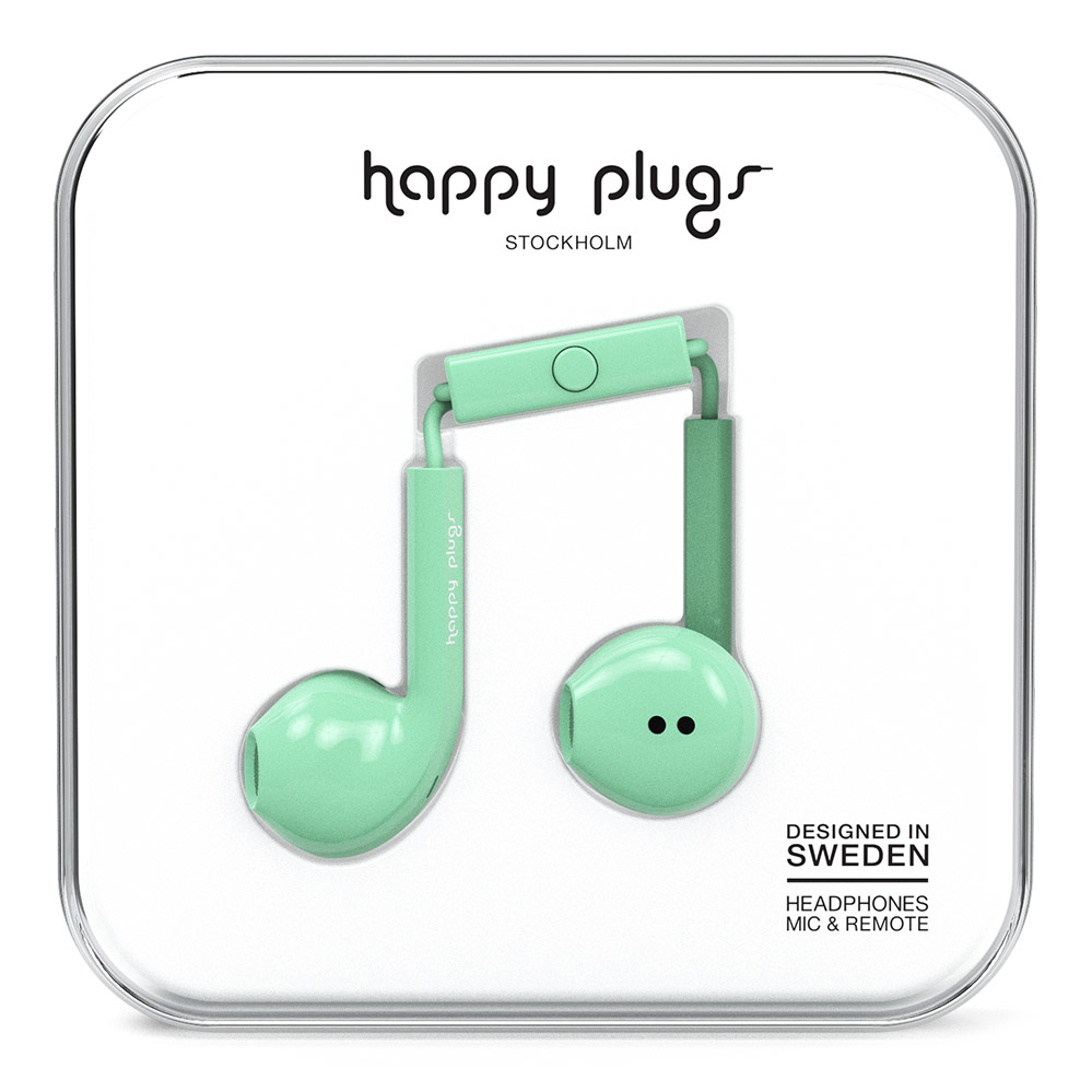 Happy Plugs Earbud Plus Headset Wired In-ear Calls/Music Green image 3