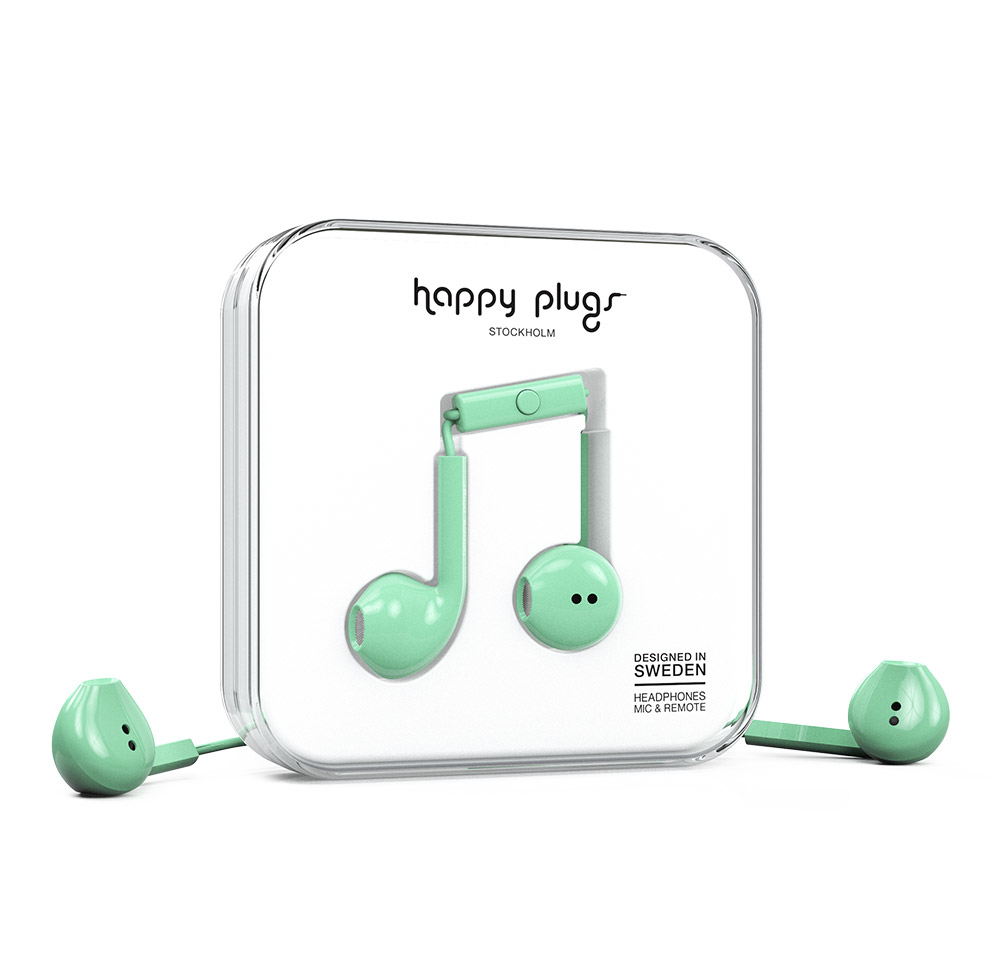 Happy Plugs Earbud Plus Headset Wired In-ear Calls/Music Green image 2