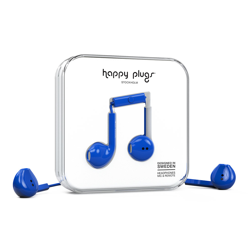 Happy Plugs Earbud Plus Headset Wired In-ear Calls/Music Blue image 3