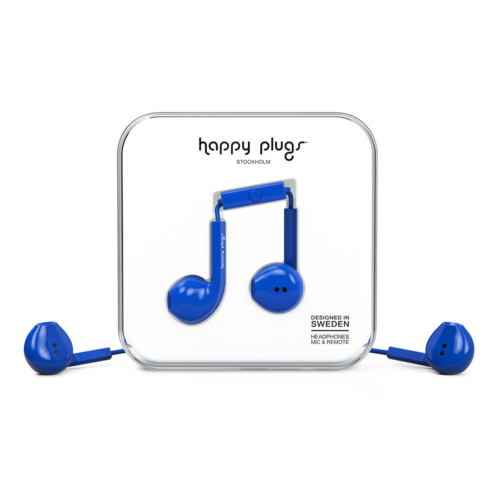 Happy Plugs Earbud Plus Headset Wired In-ear Calls/Music Blue image 4