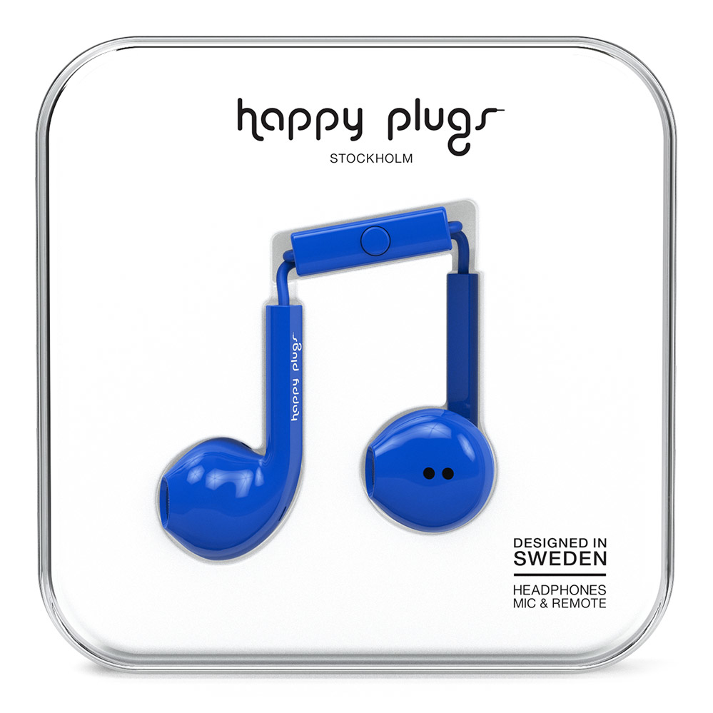 Happy Plugs Earbud Plus Headset Wired In-ear Calls/Music Blue image 2