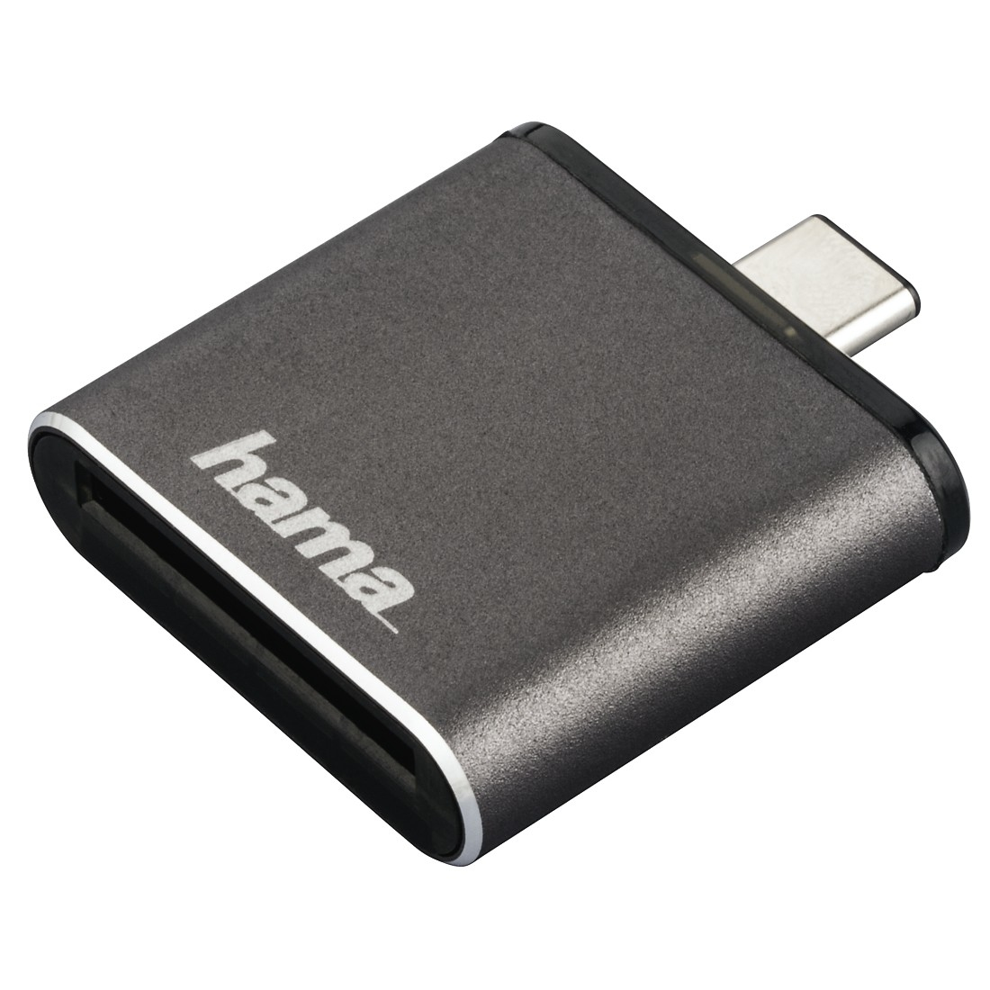 Hama 00124186 card reader USB 3.2 Gen 1 (3.1 Gen 1) Type-C Grey