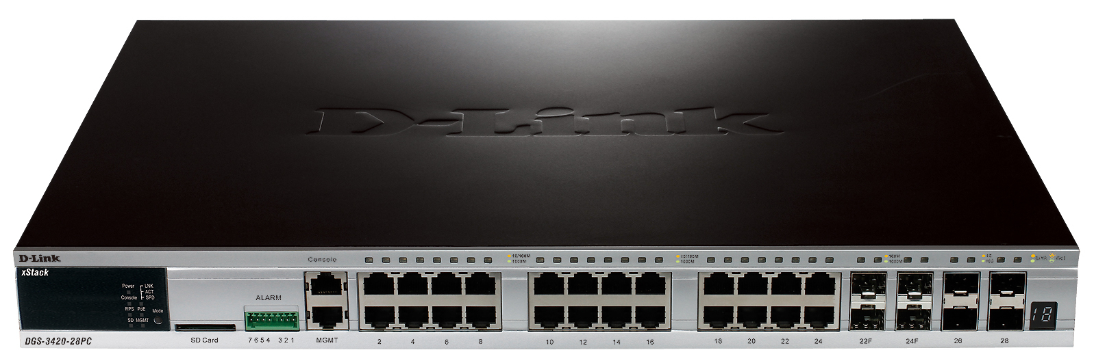 D-Link DGS-3420-28PC network switch Managed L2+ Power over Ethernet (PoE)