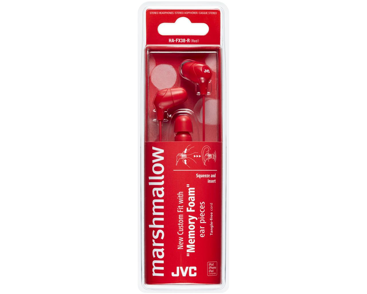 JVC HA-FX38-R-E Inner ear headphones – image 2