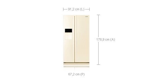 Samsung RSH1UTMB side-by-side refrigerator – image 2