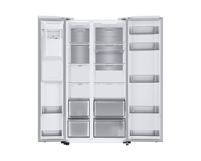 Samsung RS68A8840WW side-by-side refrigerator Freestanding – image 5