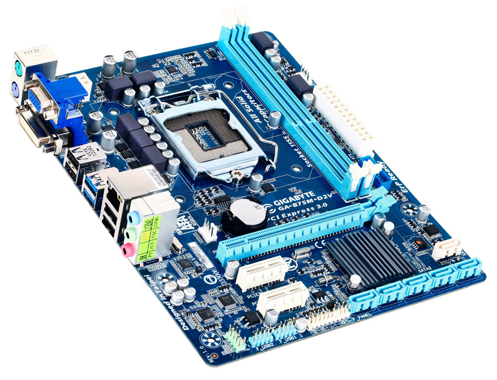 GIGABYTE GA-B75M-D2V motherboard Intel B75 LGA 1155 (Socket H2) micro ATX – image 3