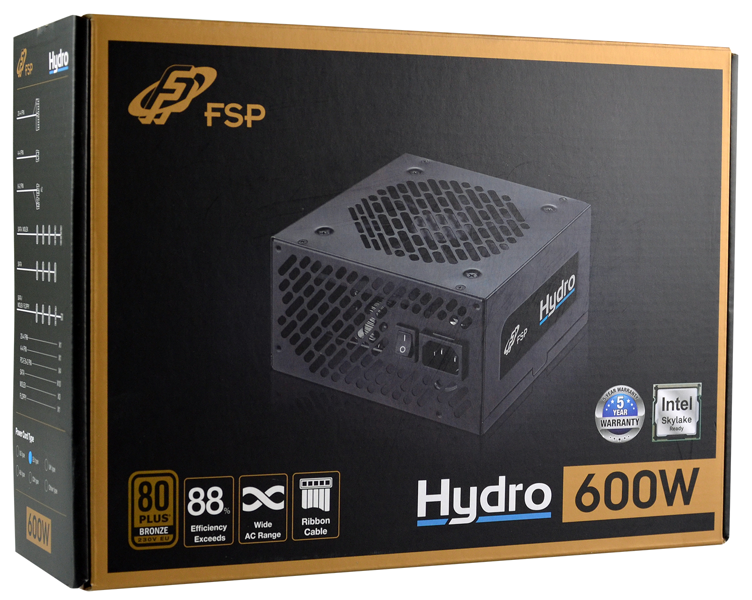 FSP PPA5006401 power supply unit 500 W 20+4 pin ATX ATX Black image 5
