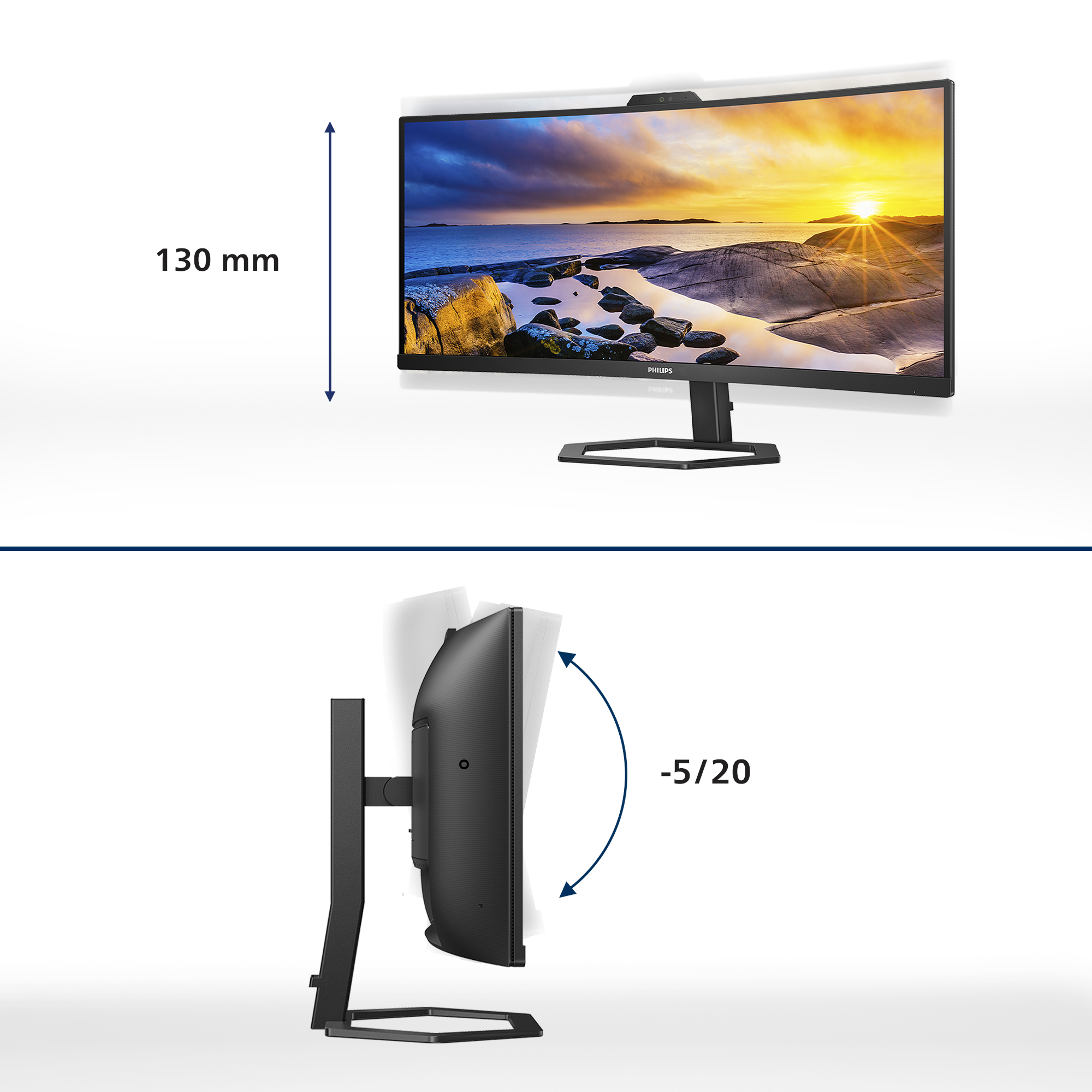 Philips 5000 series 34E1C5600AM/00 computer monitor – image 4