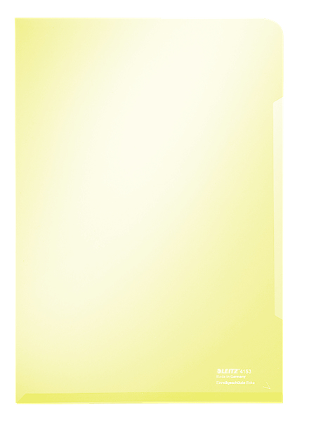Leitz 41530015 cartella PVC Giallo A4
