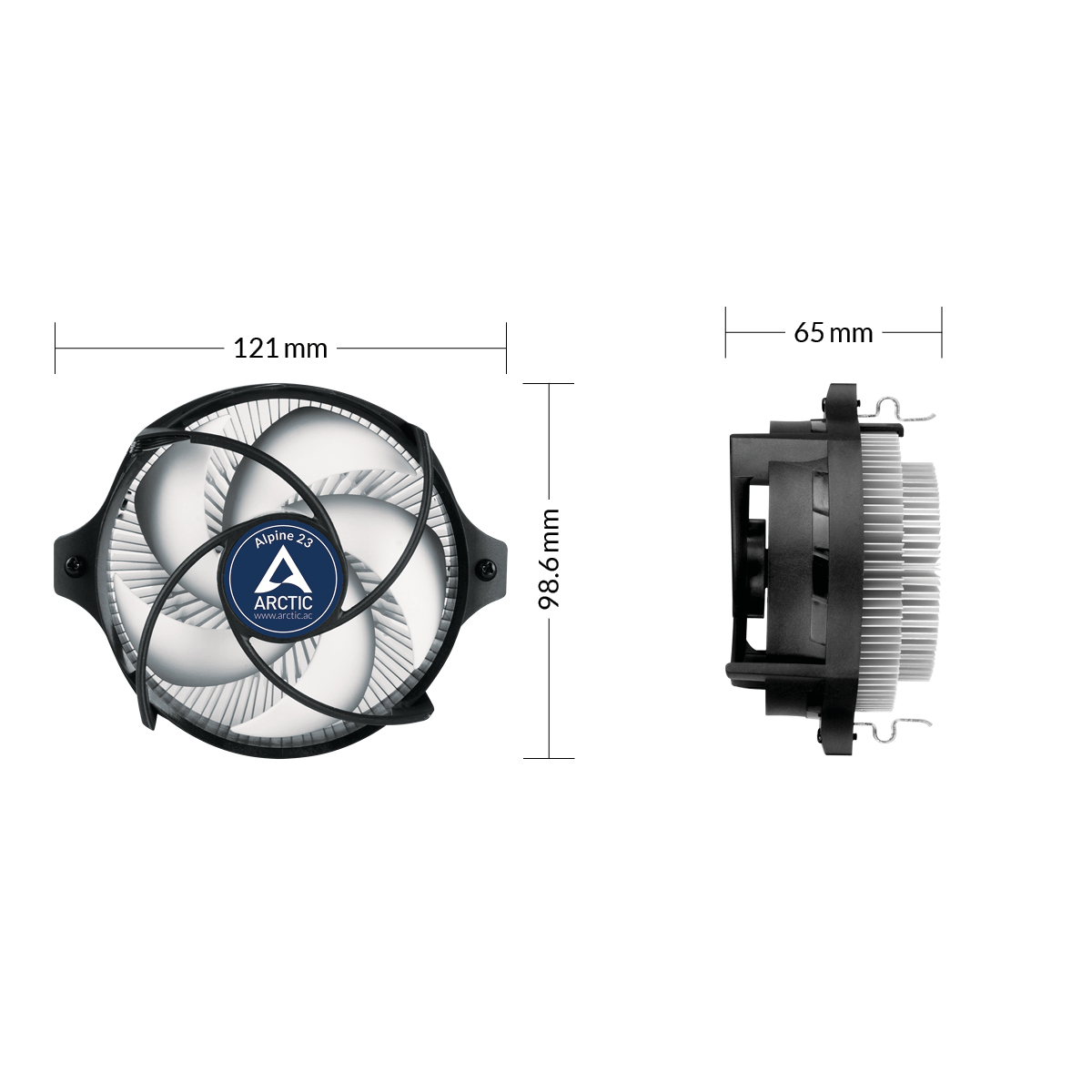 ARCTIC Alpine 23 - Compact AMD CPU-Cooler – image 6