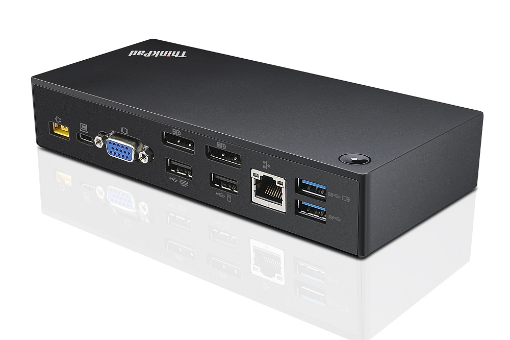 Lenovo 40A90090DK laptop dock/port replicator Wired USB 3.2 Gen 1 (3.1 Gen 1) Type-C Black – image 2