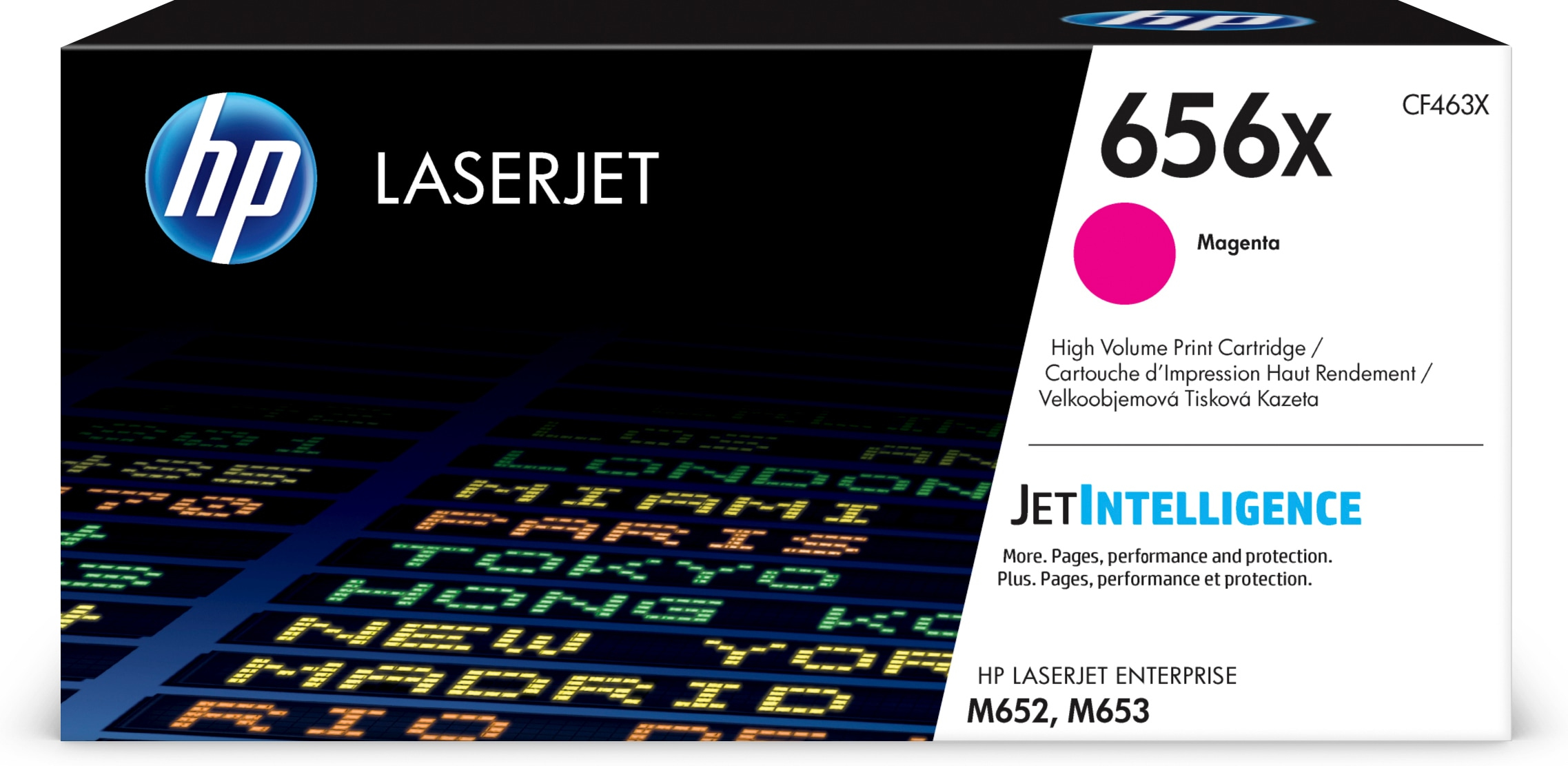 Toner HP LaserJet M652/M653/E650xx CF463X Magenta HP 656X Magenta /22.000 Seiten