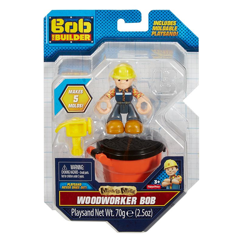 Resim Mattel DYT91 Bob the Builder İnşaat Figürü Çok Renkli